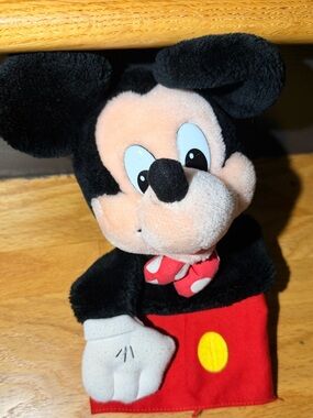 Vintage Mickey Mouse Plush Hand Puppet